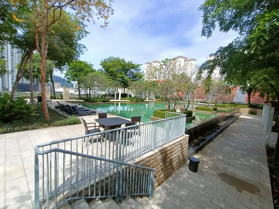 Perfect Marina Stay@ Strait Quay 5 Pax W/ Free Carpark Bagan Jermal Lägenhet